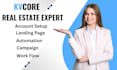 setup kv core account, be your real estate virtual assistant, kvcore website