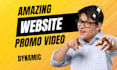 create a website promotion, website explainer video, demo, website promo video