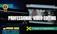 do creative and professional video editing