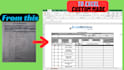 make automated invoice maker on excel and google sheets