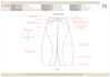 design denim baggy jeans pant, jogger, trouser and complete tech pack