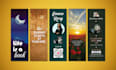design creative print ready custom bookmark