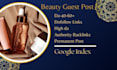 do beauty guest post with high da backlinks