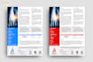design one pager executive summary, investment teaser or resume design