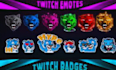 create,sub badges,subscriber badges,twitch,emotes badges,