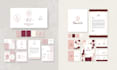 create a minimalist beauty brand identity with logo and branding kit