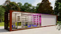 transform design and 3d rendering shipping containers