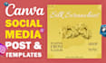 design interactive canva templates and canva social media post