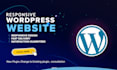 create wordpress plugin, widget, customize wordpress plugin