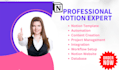 assemble the entire idea workflow to meet all of your requirements using notion