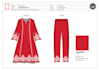 design kurta and kurti set with tech pack