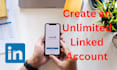 create all social media accounts