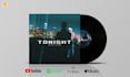 create a modern album cover and cd cover artwork