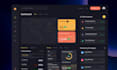 do dark UI UX dashboard, app design, and prototype for you