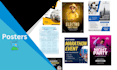 design any kind of post templates using exclusive canva