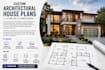 create custom architectural house plans and 2d floor plans