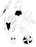 design a tattoo in black lines