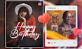 create an awesome birthday flyer and invitation design