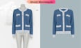 wrinkle remove ghost mannequin and neck joint