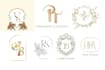 design elegant custom indian wedding monogram logo