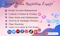 be your social media marketing manager and content creator