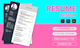 design personalized resume or portfolio