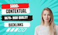 do contextual dofollow SEO backlinks
