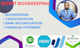 bookkeeping bank reconciliation quickbooks online xero wave