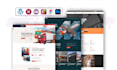 design logistics, trucking, freight, cargo, transport website
