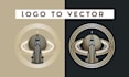 do vector tracing, vectorize logo or image