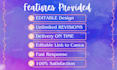 create you any editable design using canva