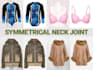 do the best ghost mannequin with symmetrical neck joints and cloth retouching
