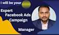 be expert facebook ads campaign manager