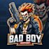 make different bad boy mascot logo design with express delivery