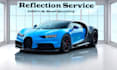 do create a automotive car photo reflection shadow