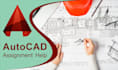 2d, 3d autocad drawing assignments