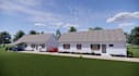 create 3d exterior design for house