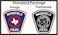 prepare your badge, images for cnc, laser cutting, engraving