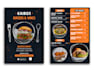 design digital and print ready menu