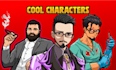 create cartoon characters design for profile pic and meme