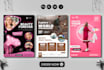 design clean, professional flyer, brochure and postcard