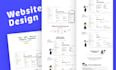 ui ux design, website ui ux design, or landing page design in figma
