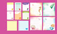 design professional notepad cover and custom book design