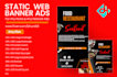 design web banner ads, google banner, podcast