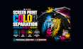 do professional screen printing colour separation for t shirt printing
