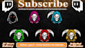 create awesome twitch sub badges or emotes and bit badges