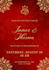 design an indian wedding invitation  for your wedding