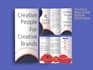 creative brochure and trifold brochure design