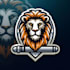 do lion head mascot logo design for your business page