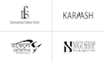 do custom unique 3d minimalist modern geometric logo design